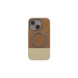 Piili iPhone 13/14 Glow Dark Magsafe Telefon Kılıfı Kahverengi
