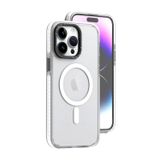 Piili iPhone 15 Pro İçin Magsafe İle Uyumlu İkon Magsafe Kılıf - Siyah