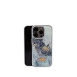 Piili iPhone 15 Pro Max Diamond Serisi Beyaz Telefon Kılıfı