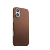 Piili iPhone 16 Leather Magsafe Kılıf Kahverengi
