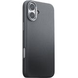 Piili iPhone 16 Leather Magsafe Telefon Kılıfı Gri