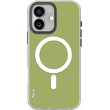Piili iPhone 16 Phantom Magsafe Telefon Kılıfı Yeşil