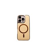 Piili iPhone 16 Pro Arcave Magsafe Çöl Titanyumu Uyumlu Telefon Kılıfı