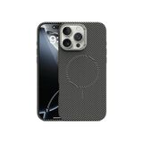 Piili iPhone 16 Pro Carbon Pulse Magsafe Telefon Kılıfı Titanyum Gri