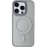 Piili iPhone 16 Pro Focus Magsafe Mat Telefon Kılıfı Gri