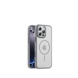 Piili iPhone 16 Pro Gri Shadow Magsafe Titanyum Uyumlu Telefon Kılıfı