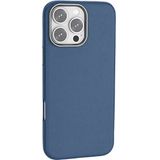 Piili iPhone 16 Pro Leather Magsafe Telefon Kılıfı Mavi