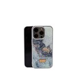 Piili iPhone 16 Pro Max Diamond Serisi Beyaz Telefon Kılıfı