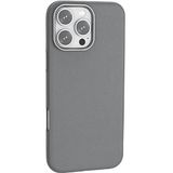 Piili iPhone 16 Pro Max Leather Magsafe Telefon Kılıfı Gri