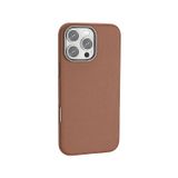 Piili iPhone 16 Pro Max Leather Magsafe Telefon Kılıfı Kahverengi