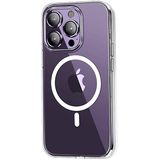 Piili iPhone 16 Pro Max Magsafe Crystal Clear Telefon Kılıfı Şeffaf