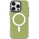 Piili iPhone 16 Pro Phantom Magsafe Telefon Kılıfı Yeşil