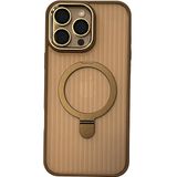 Piili iPhone 16 Pro Ring Mate Magsafe Telefon Kılıfı Kahverengi