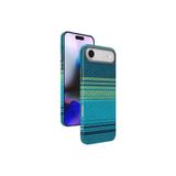 Piili iPhone 17 Air Kevlar Magsafe Telefon Kılıfı Mavi