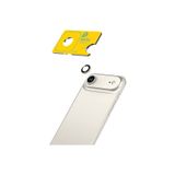 Piili iPhone 17 Air Safir Lens Koruyucu Altın