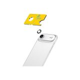 Piili iPhone 17 Air Safir Lens Koruyucu Gümüş