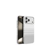 Piili iPhone 17 Pro Beyaz Knit Kevlar Series Case Telefon Kılıfı