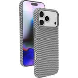 Piili ıPhone 17 Pro Kevlar Serisi Magsafe Kılıf Gri Karbon