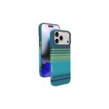 Piili iPhone 17 Pro Kevlar Serisi Magsafe Telefon Kılıfı Mavi