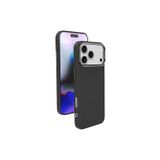Piili iPhone 17 Pro Kevlar Serisi Magsafe Telefon Kılıfı Obsidyen