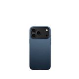 Piili iPhone 17 Pro Leather Deri Magsafe Mavi Uyumlu Telefon Kılıfı