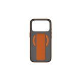 Piili iPhone 17 Pro Mag-Stand Magsafe Telefon Kılıfı Turuncu