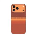 Piili ıPhone 17 Pro Max Kevlar Serisi Magsafe Dokuma Telefon Kılıfı - Turuncu