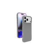 Piili ıPhone 17 Pro Max Kevlar Serisi Magsafe Kılıf Gri Karbon