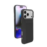 Piili ıPhone 17 Pro Max Kevlar Serisi Magsafe Kılıf Siyah
