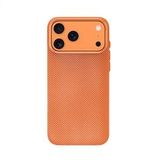Piili ıPhone 17 Pro Max Kevlar Serisi Magsafe Telefon Kılıfı - Turuncu