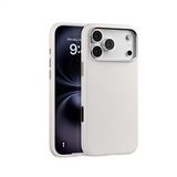 Piili ıPhone 17 Pro Max Leather Magsafe Kılıf Titanyum