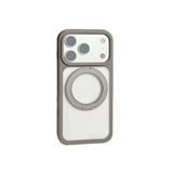 Piili iPhone17 Pro Max Rotation Magsafe Silikon Kılıf - Gri