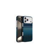 Piili Kevlar Series Knit Dokulu Iphone 17 Pro Max Telefon Kılıfı - Mavi