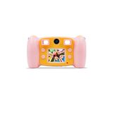 Piili Kids 1080P Hd Çocuk Fotoğraf Makinesi / Kamera – Çift Kameralı, Selfie Özellikli, USB Şarjlı Pembe