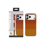 Piili Knit iPhone 17 Air Kevlar Case G-45 Telefon Kılıfı Turuncu