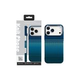 Piili Knit iPhone 17 Air Kevlar Case Lf-114 Telefon Kılıfı Mavi
