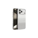 Piili Knit iPhone 17 Pro Kevlar Case Telefon Kılıfı Beyaz