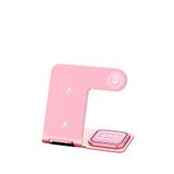 Piili Pink Alüminyum Magsafe Uyumlu Kablosuz Şarj Standı - Pembe