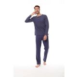 Pijadore 1523 Büyük Beden Uzun Kollu Erkek Pijama Takım