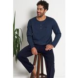 Pijadore 1686 Erkek Uzun Kollu Pijama Takım
