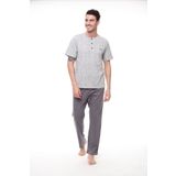 Pijadore Erkek 1403 Erkek Kısa Kollu Desenli Pijama Takım