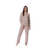 Pijadore Kadın Viskon Uzun Kollu Pijama Takımı 1725