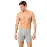 Pijama Pazarı 1336 Erkek Bel Bantlı Likralı Uzun Paçalı Boxer-Gri GRİ 3XL