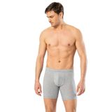 Pijama Pazarı 1336 Erkek Bel Bantlı Likralı Uzun Paçalı Boxer -Gri GRİ L