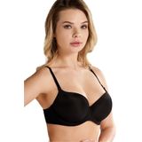Pijama Pazarı 1490 Kadın Ekstra Dolgulu Sütyen-Siyah SİYAH 80B