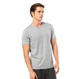 Pijama Pazarı 2169 Erkek Modal Pamuk Bisiklet Yaka Kısa Kollu T-shirt-Gri GRİ XL
