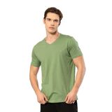 Pijama Pazarı 2170 Erkek Modal Pamuk V Yaka Kısa Kollu T-shirt-Yeşil YEŞİL M