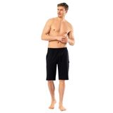 Pijama Pazarı 2172 Erkek Modal Bermuda Tek Alt - Siyah SİYAH S