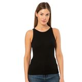 Pijama Pazarı 3403 Kadın Halter Yaka Fitilli Atlet T-shirt SİYAH S