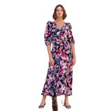 Pijama Pazarı Monamise 23025 Kadın Fakir Kol Çiçekli Elbise-Çiçekli ÇİÇEKLİ M